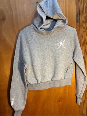 Craft Spartan Race Cropped Hoodie Size small